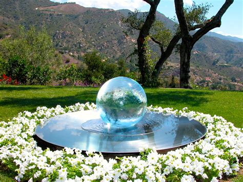 Sphere Fountains & Water Features For Your Garden | Allison Armour