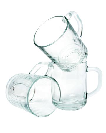Three Empty Glass Mugs Thirsty, Restaurant, Dishware, Vitality PNG ...