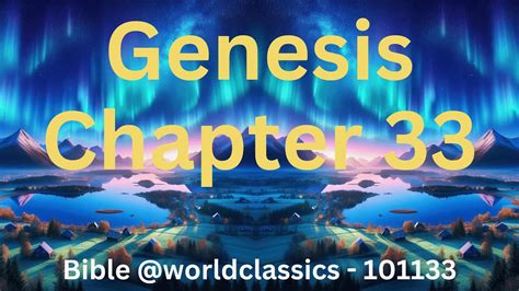 "Bible - Genesis Chapter 33" - YouTube