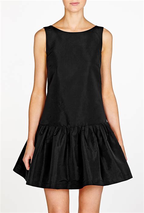 Black Drop Waist Dress | DressedUpGirl.com
