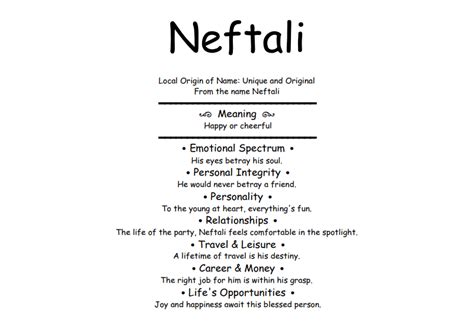 Neftali - Meaning of Name