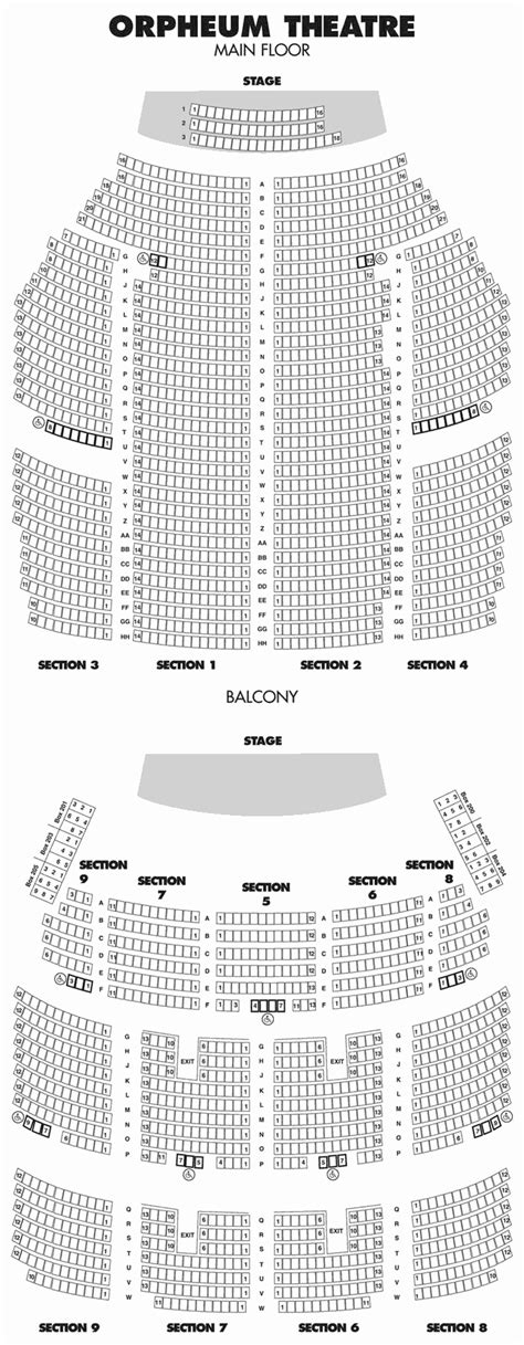 Orpheum Theatre Seating Chart- Theatre In Minneapolis