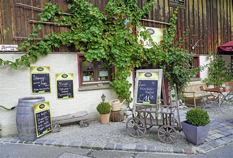 A Bavarian Restaurant In Oberammergau Germany Photograph by Rick Rosenshein | Fine Art America