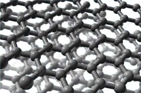 Graphite Molecular Model - Stock Image - C028/0064 - Science Photo Library