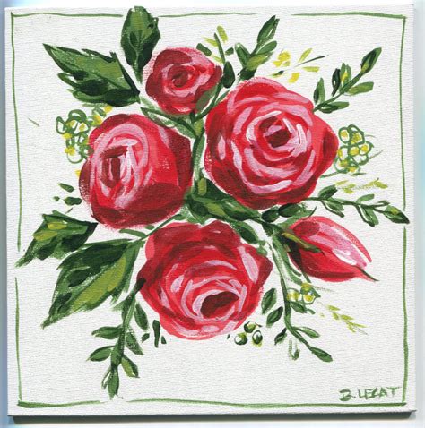 painting roses - Google Search | Flower art painting, Rose painting ...