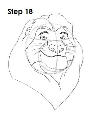 How to Draw Mufasa