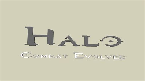 Halo: Combat Evolved Logo | 3D Warehouse