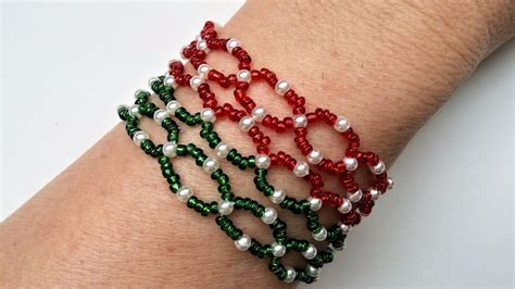 3 bracelets 1 pattern. Simple beading pattern for beginners - YouTube