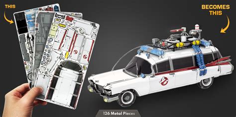 Ecto-1 Metal Earth Ghostbusters Premium Series - Innovatoys