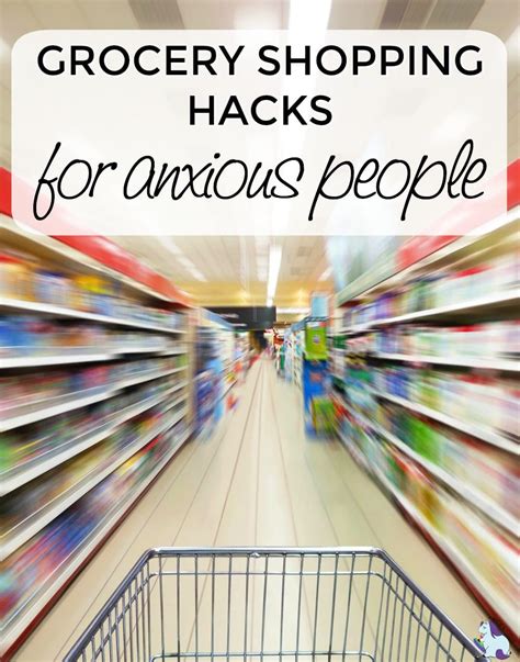 Grocery Shopping Hacks for Anxious People | A Magical Mess