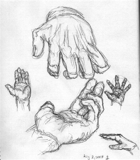 Scary Hand Drawing at GetDrawings | Free download