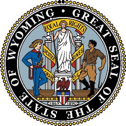 Wyoming - Coat of arms (crest) of Wyoming