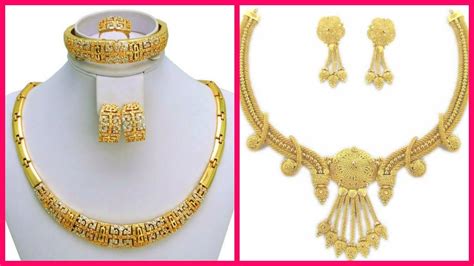 Dubai Gold Necklace Designs With Price - YouTube