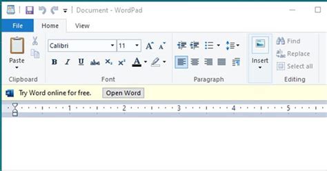 Wordpad Download and Use