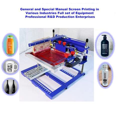 Manual screen printing machine | Screen printing machine, Screen printing, Prints