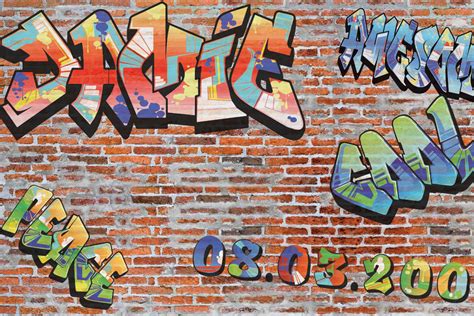 Brick Wall Graffiti Wallpapers Top Free Brick Wall Gr - vrogue.co