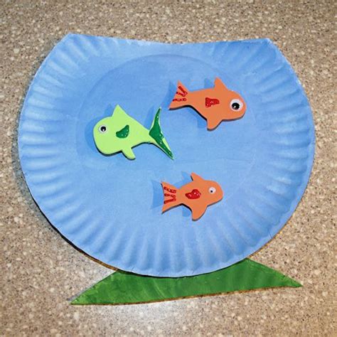 How to Make a Paper Plate Fishbowl Craft