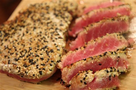 Seared Ahi Tuna Steak - Mommy Savers