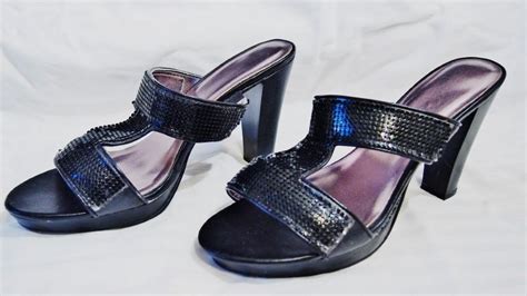 1990s Womens Fashion High Heels Thin Platform Aluminum Mesh