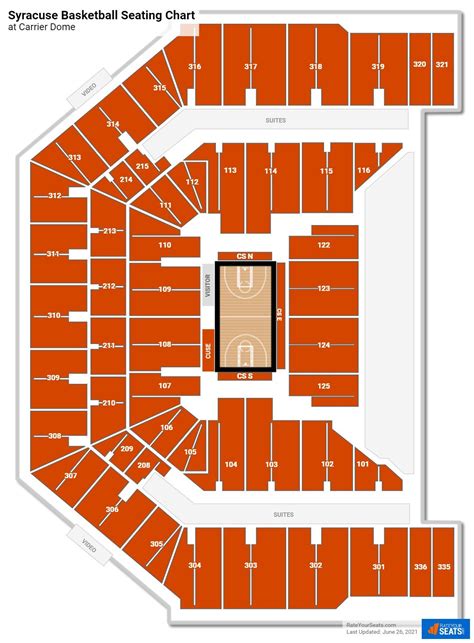 Syracuse Basketball Seating Chart - RateYourSeats.com