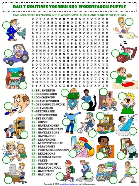 Daily Printable Word Search