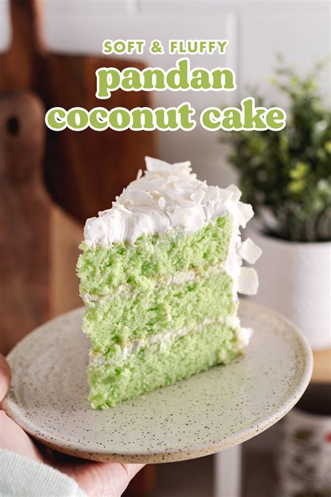 Pandan Coconut Cake - Teak & Thyme