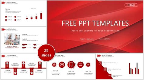 Powerpoint Backgrounds Business Red