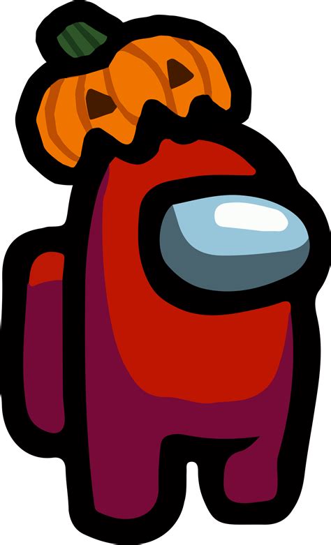 Among Us - Red Pumpkin Hat PNG 01 | Animais fáceis de desenhar, Desenho de desenho animado ...