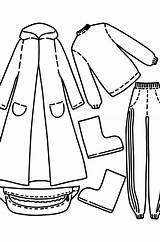 Autumn Clothes coloring Page ♥ Online And Print For Free sketch template