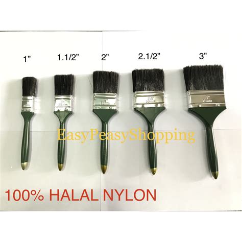 100% Halal Nylon Synthetic Fiber Paint Brush 680 / Berus Cat HALAL ...