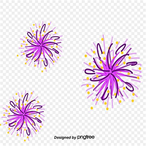 Purple Firework Clipart Animated