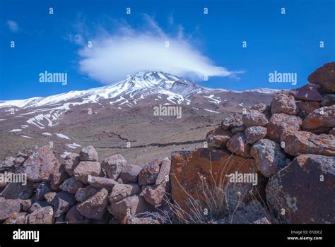 Mount Damavand peak, Iran Stock Photo - Alamy