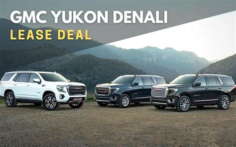 Best GMC Yukon Denali Lease Deals With Price - CarsPlan