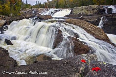 Sand River Waterfall Great Lakes Ontario - Photo & Travel Idea Canada