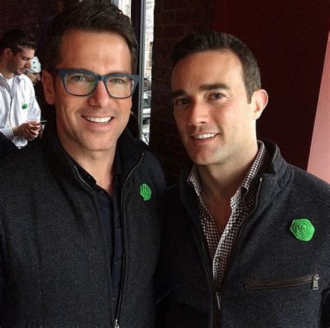 Thomas Roberts and his husband Patrick Abner celebrating St. Patricks Day in style with their ...