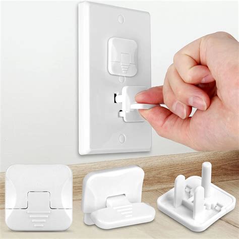 ELECTRICAL PLUG PROTECTOR SOCKET SAFETY COVERS CHILD BABY MAINS SOCKET ...