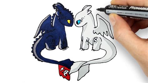 Toothless And Light Fury Coloring Pages : Httyd Toothless Furys Httyd3 Dreamworks Orasnap ...