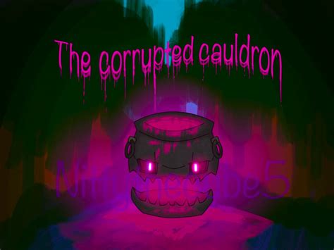 The corrupted cauldron from Minecraft dungeons by Nittynuttynibbles on ...