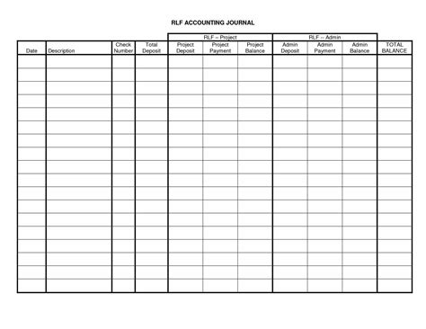 Accounting Ledgers Templates. Free Printable Bookkeeping Sheets within ...