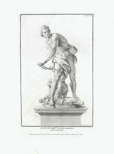 Statues, Mythology, David, Goliath, Bernini, Villa Borghese – Philographikon Antique Maps and Prints