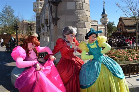 Walt Disney World Magic Kingdom Fantasyland Anastasia Drizella Lady ...