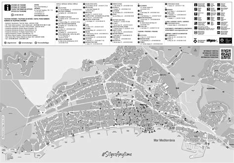 Sitges Tourist Map | Sitges Tourism