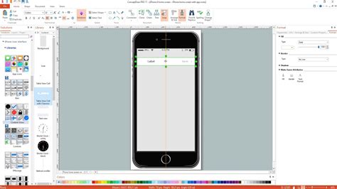 How to Create an iPhone User Interface Mockup - YouTube