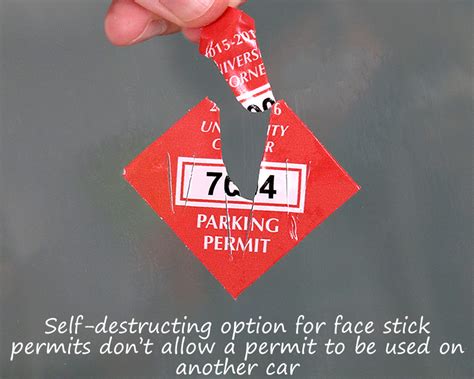 Custom Parking Permit Stickers