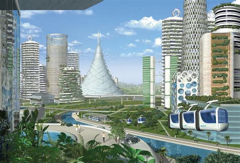 Futuristic Eco City, Conceptual Image Photograph by Science Photo Library