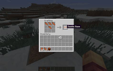 Saddle Minecraft Recipe - Cake Baking