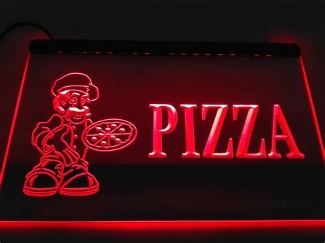 Pizza - neon sign - LED sign - shop - What's your sign?