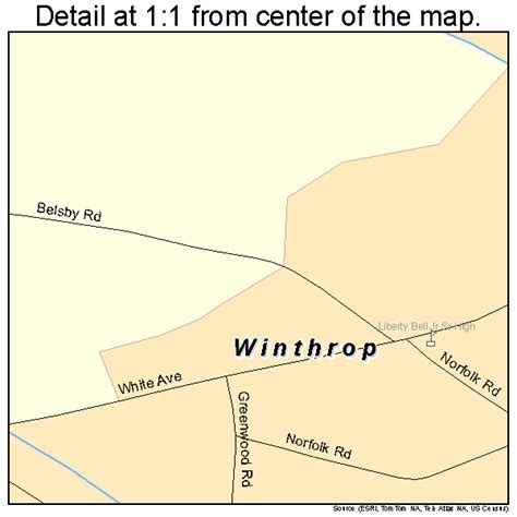 Winthrop Washington Street Map 5379380