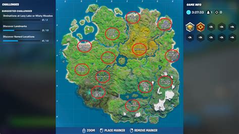 Fortnite Chapter 2 Named Locations List - Hold to Reset