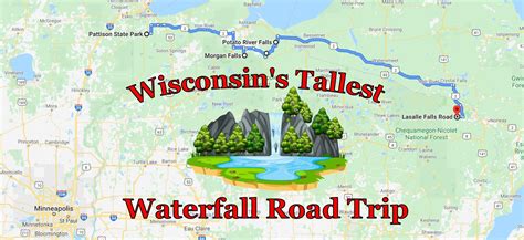 Follow This Route To Wisconsin's Tallest Waterfalls